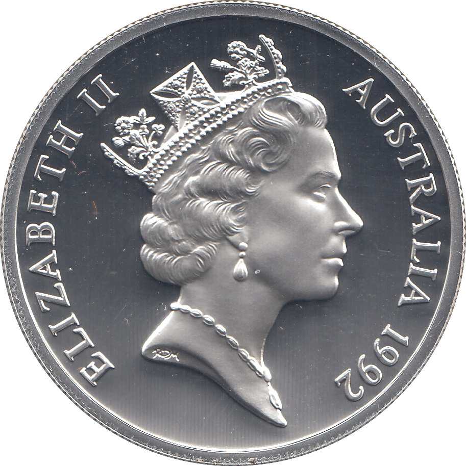 1992 SILVER PROOF TWENTY FIVE DOLLARS AUSTRALIA - SILVER WORLD COINS - Cambridgeshire Coins