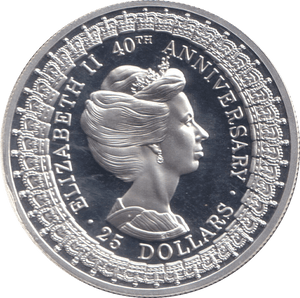 1992 SILVER PROOF TWENTY FIVE DOLLARS AUSTRALIA - SILVER WORLD COINS - Cambridgeshire Coins