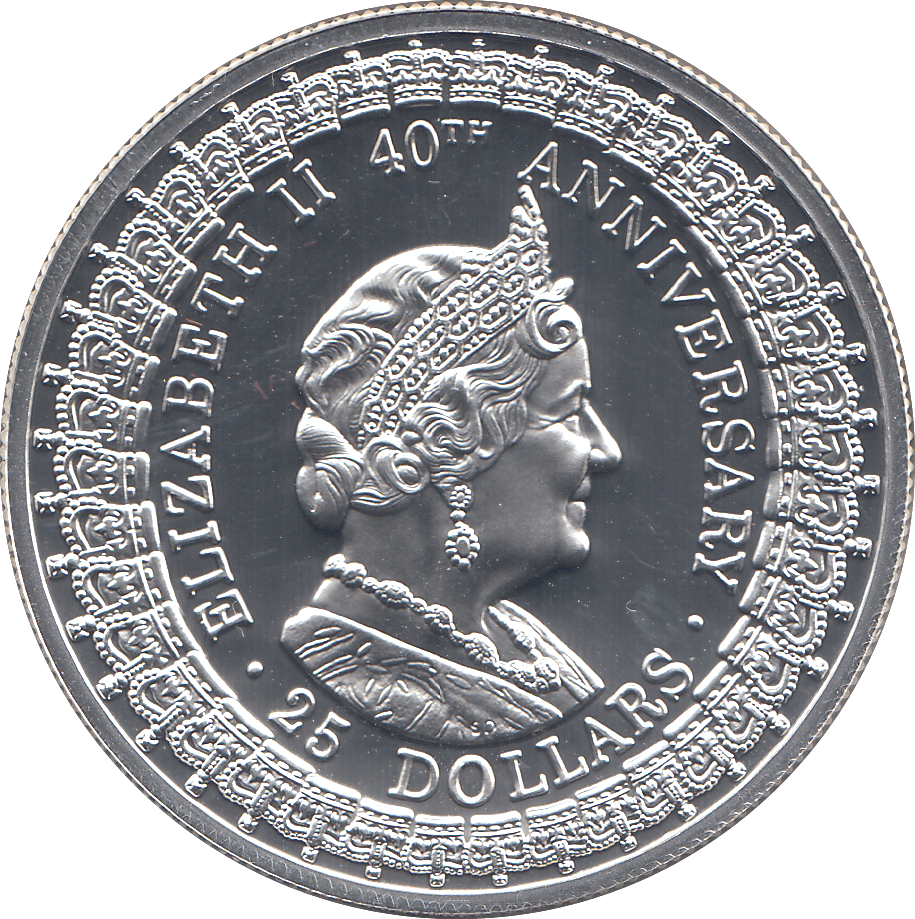 1992 SILVER PROOF TWENTY FIVE DOLLARS AUSTRALIA - SILVER WORLD COINS - Cambridgeshire Coins
