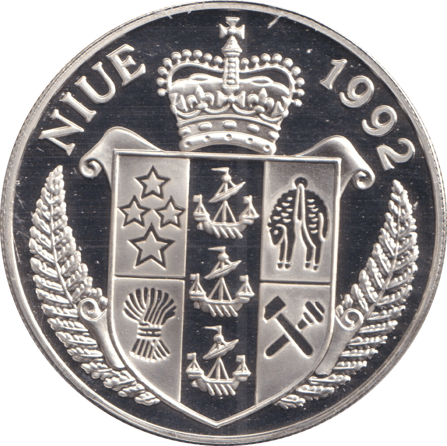1992 TEN DOLLARS COOK'S PACIFIC VOYAGES - SILVER WORLD COINS - Cambridgeshire Coins