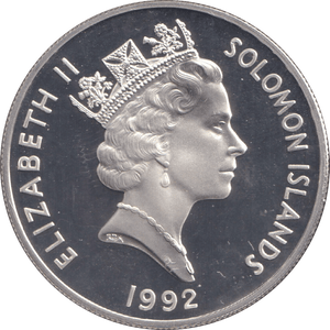 1992 TEN DOLLARS CORONATION ANNIVERSARY - WORLD COINS - Cambridgeshire Coins