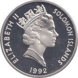 1992 TEN DOLLARS CORONATION ANNIVERSARY - WORLD COINS - Cambridgeshire Coins