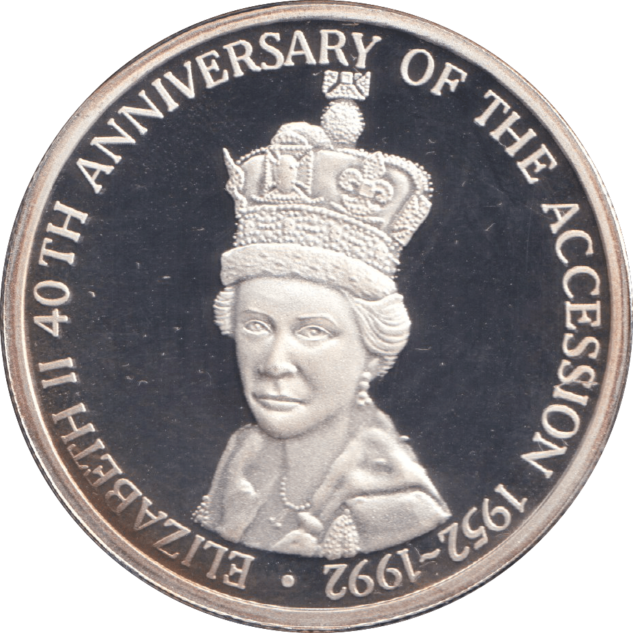 1992 TWENTY CROWNS ANNIVERSARY OF THE ACCESSION - WORLD COINS - Cambridgeshire Coins