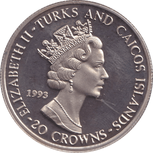 1992 TWENTY CROWNS ANNIVERSARY OF THE ACCESSION - WORLD COINS - Cambridgeshire Coins