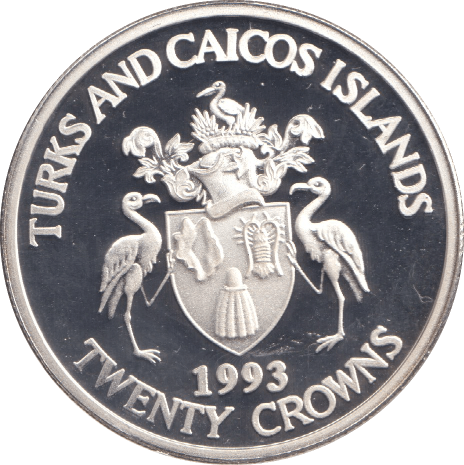 1992 TWENTY CROWNS ANNIVERSARY OF THE ACCESSION - WORLD COINS - Cambridgeshire Coins