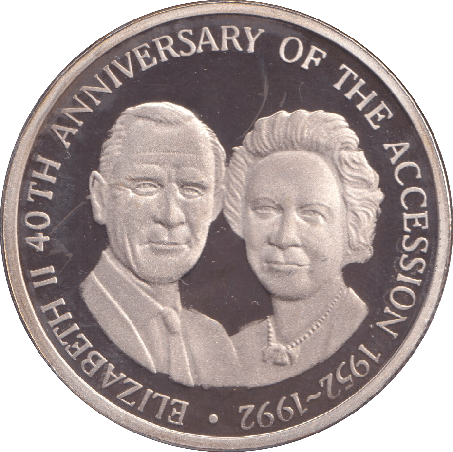 1992 TWENTY CROWNS ANNIVERSARY OF THE ACCESSION - WORLD COINS - Cambridgeshire Coins