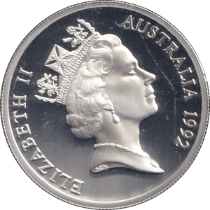 1992 TWENTY FIVE DOLLAR SILVER PROOF 40TH ANNIVERSARY - SILVER WORLD COINS - Cambridgeshire Coins