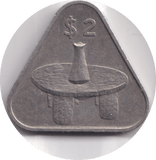 1992 TWO DOLLARS COOK ISLANDS - WORLD COINS - Cambridgeshire Coins