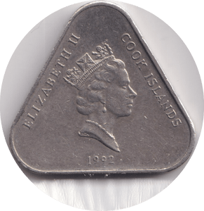 1992 TWO DOLLARS COOK ISLANDS - WORLD COINS - Cambridgeshire Coins