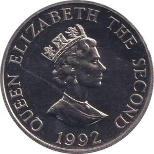 1992 TWO POUNDS 40TH ANNIVERSARY OF REIGN ALDERNEY - WORLD COINS - Cambridgeshire Coins