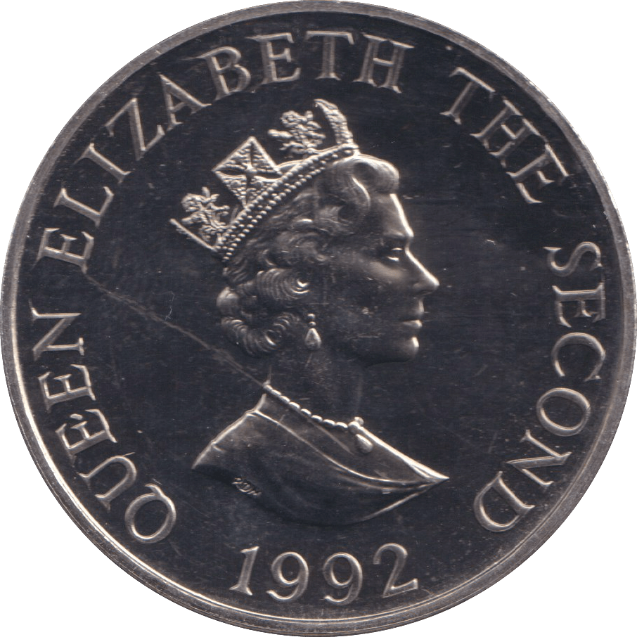 1992 TWO POUNDS 40TH ANNIVERSARY OF REIGN ALDERNEY - WORLD COINS - Cambridgeshire Coins