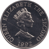 1992 TWO POUNDS 40TH ANNIVERSARY OF REIGN ALDERNEY - WORLD COINS - Cambridgeshire Coins