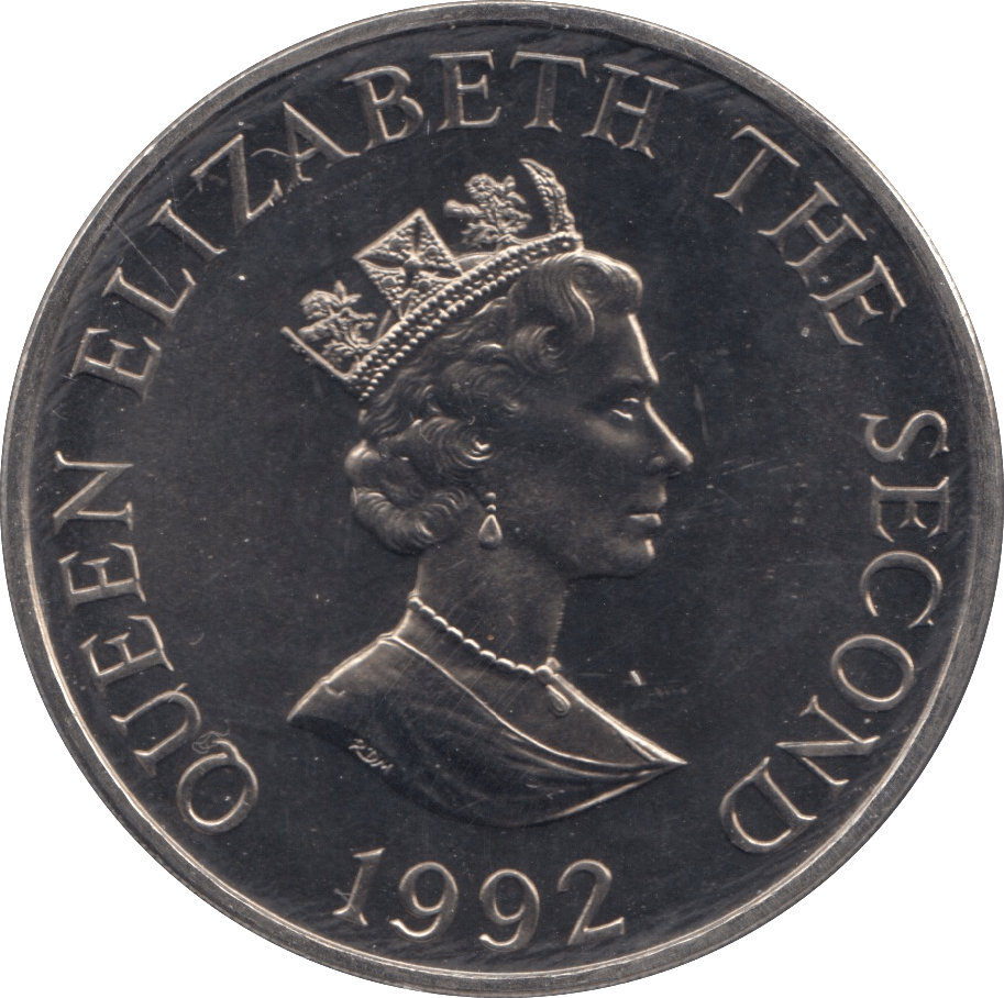 1992 TWO POUNDS ALDERNEY F425 - WORLD COINS - Cambridgeshire Coins