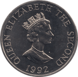 1992 TWO POUNDS ALDERNEY F425 - WORLD COINS - Cambridgeshire Coins