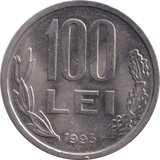 1993 100 LEI ROMANIA - WORLD COINS - Cambridgeshire Coins