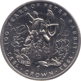 1993 100 YEARS OF PETER RABBIT CROWN GIBRALTAR - CROWN - Cambridgeshire Coins