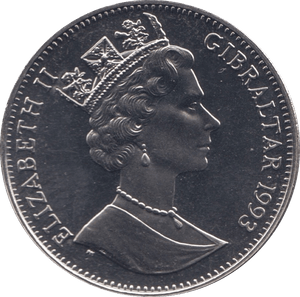 1993 100 YEARS OF PETER RABBIT ONE CROWN GIBRALTAR - WORLD COINS - Cambridgeshire Coins
