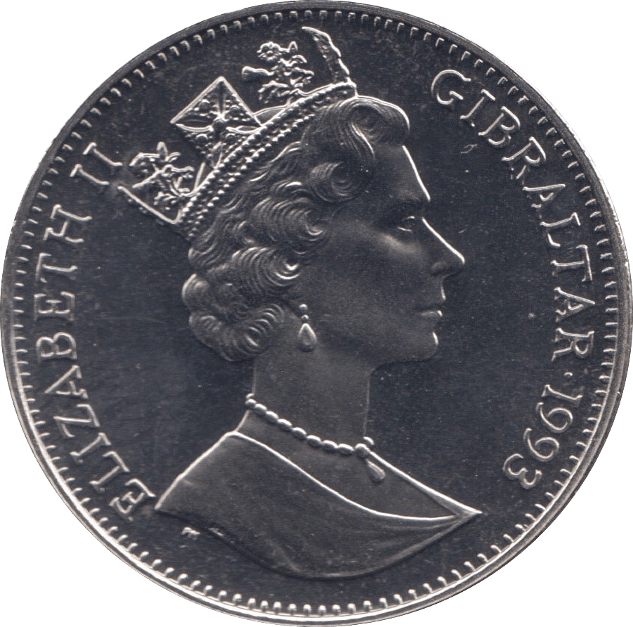1993 100 YEARS OF PETER RABBIT ONE CROWN GIBRALTAR - WORLD COINS - Cambridgeshire Coins