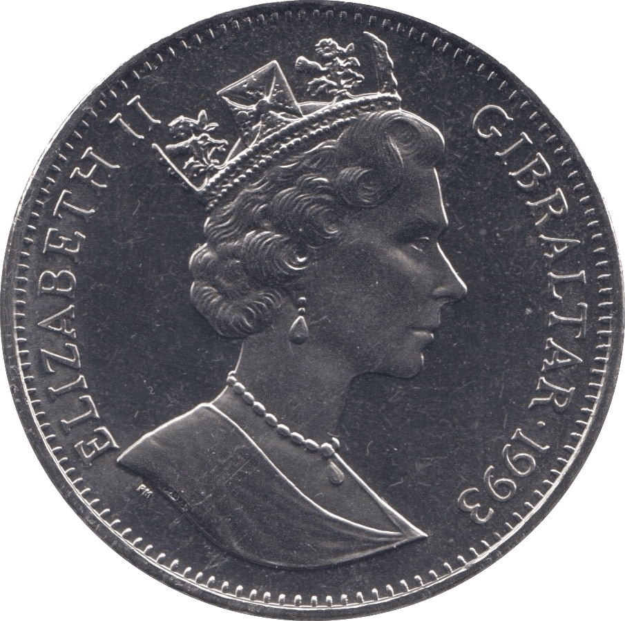1993 100 YEARS OF PETER RABBIT ONE CROWN GIBRALTAR - WORLD COINS - Cambridgeshire Coins