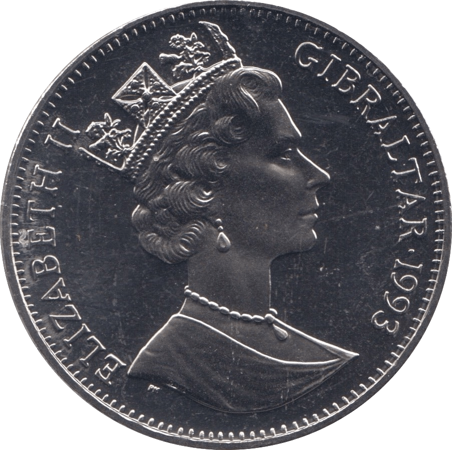 1993 100 YEARS OF PETER RABBIT ONE CROWN GIBRALTAR - WORLD COINS - Cambridgeshire Coins