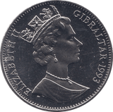 1993 100 YEARS OF PETER RABBIT ONE CROWN GIBRALTAR - WORLD COINS - Cambridgeshire Coins