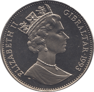 1993 100 YEARS OF PETER RABBIT ONE CROWN GIBRALTAR - WORLD COINS - Cambridgeshire Coins