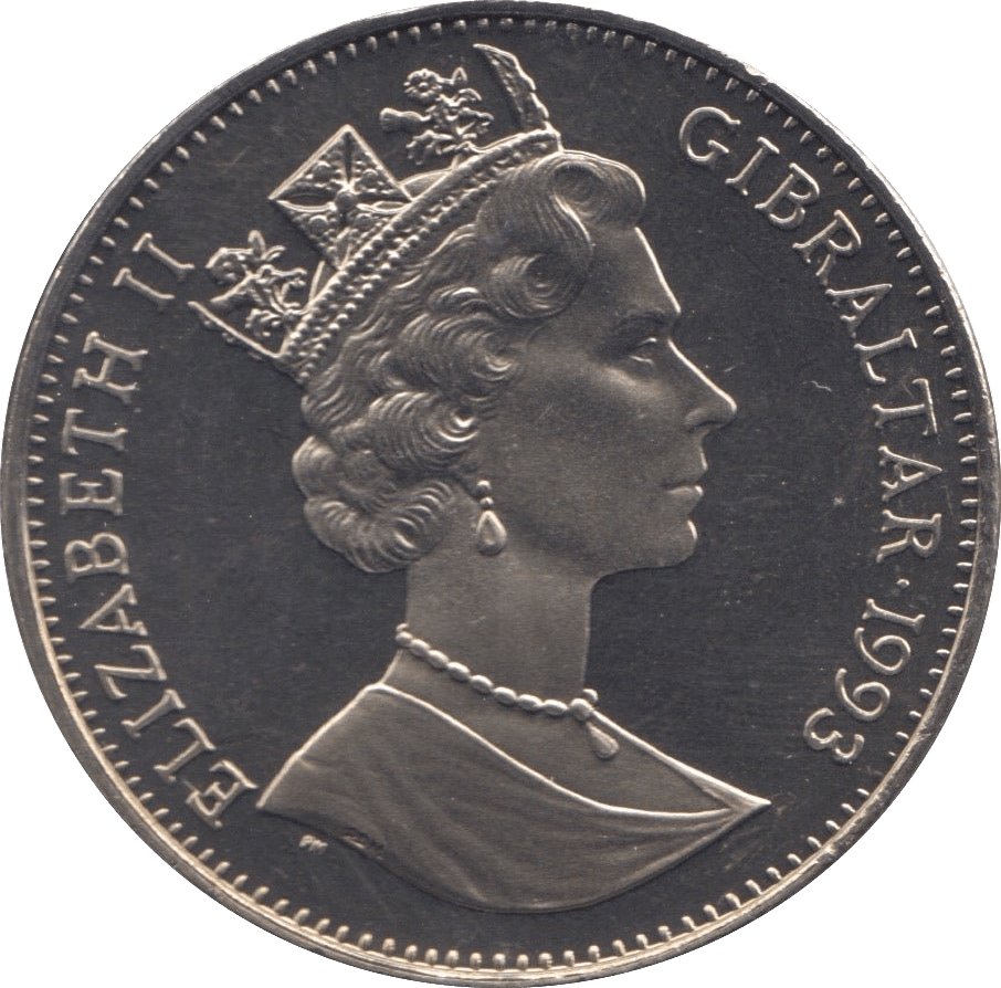 1993 100 YEARS OF PETER RABBIT ONE CROWN GIBRALTAR - WORLD COINS - Cambridgeshire Coins