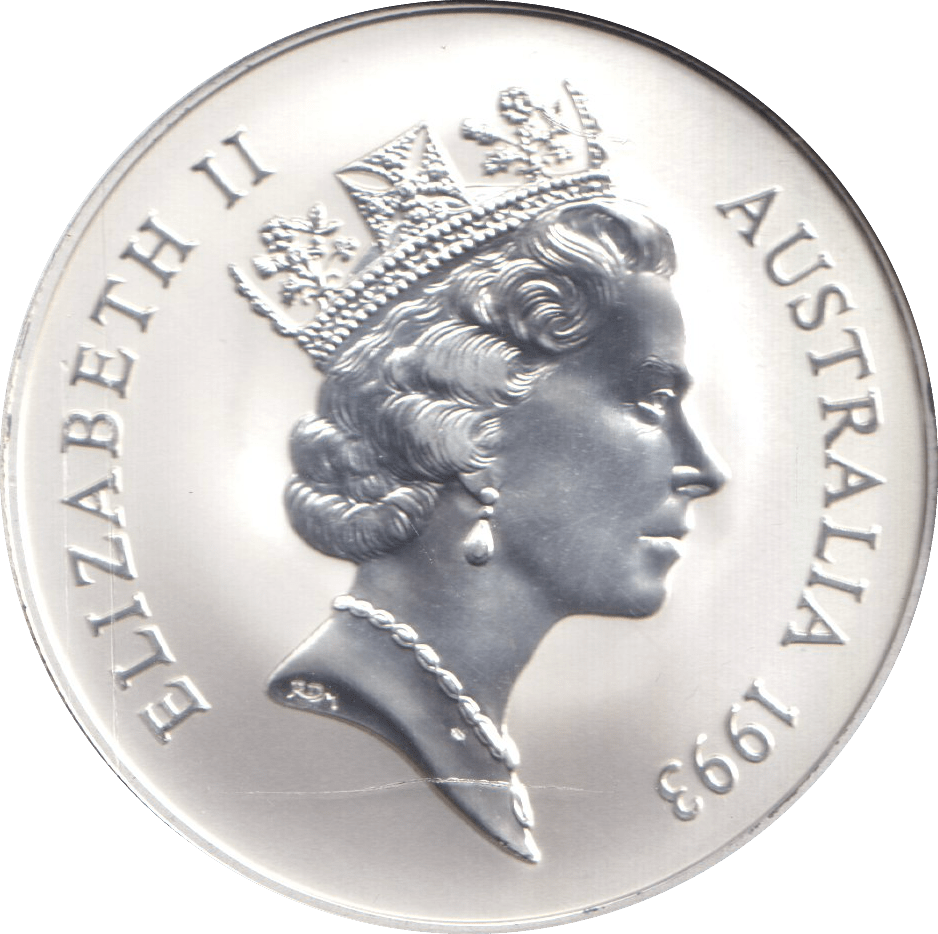 1993 1OZ .999 FINE SILVER DOLLAR AUSTRALIA KANGAROO - SILVER WORLD COINS - Cambridgeshire Coins