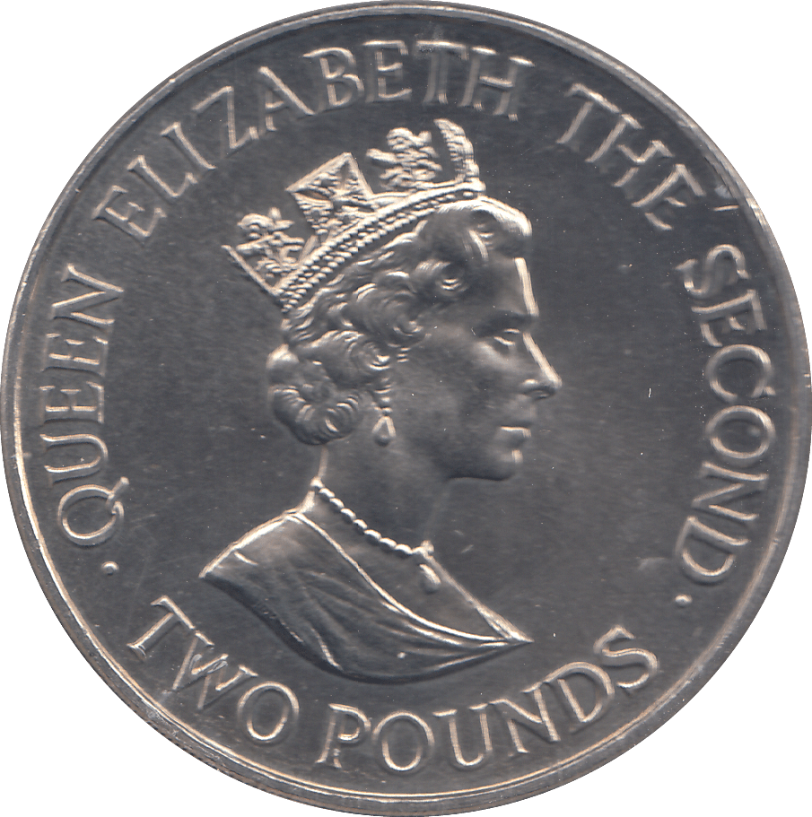 1993 2 POUNDS 40TH CORONATION ANNIVERSARY OF QUEEN ELIZABETH II - WORLD COINS - Cambridgeshire Coins