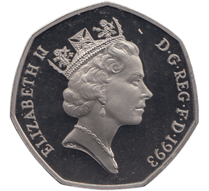 1993 50 PENCE BRITANNIA ( BU ) - 50p BU - Cambridgeshire Coins