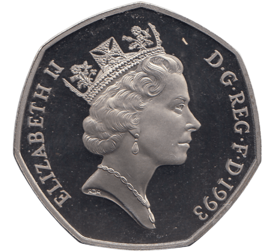 1993 50 PENCE BRITANNIA ( BU ) - 50p BU - Cambridgeshire Coins