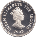 1993 ALDERNEY CORONATION ANNIVERSARY ONE POUND SILVER PROOF - £1 Silver Proof - Cambridgeshire Coins