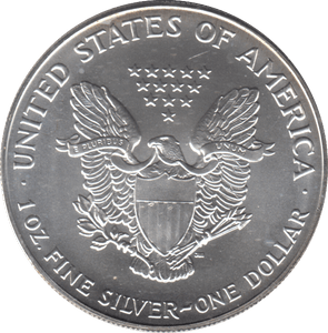 1993 AMERICAN EAGLE SILVER DOLLAR 1 OZ FINE SILVER - WORLD COINS - Cambridgeshire Coins