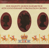 1993 BRILLIANT UNCIRCULATED £5 COIN PRESENTATION PACK 40TH CORONATION ANNIVERSARY - £5 BU PACK - Cambridgeshire Coins