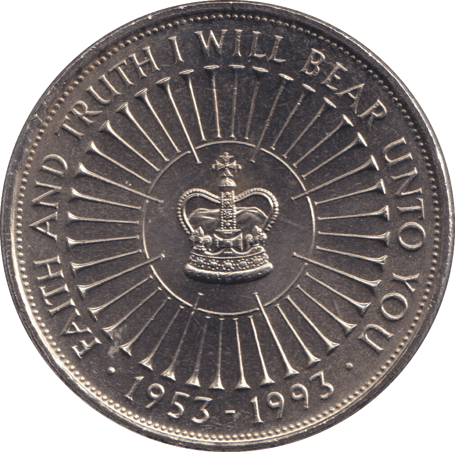 1993 BU FIVE POUNDS FAITH AND TRUTH - WORLD COINS - Cambridgeshire Coins