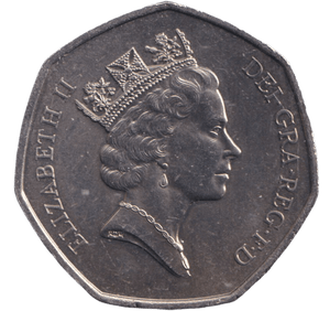 1993 EEC FIFTY PENCE UNITED KINGDOM ( CIRC ) - 50P Silver Proof - Cambridgeshire Coins