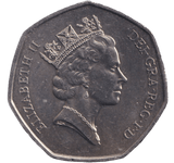1993 EEC FIFTY PENCE UNITED KINGDOM ( CIRC ) - 50P Silver Proof - Cambridgeshire Coins