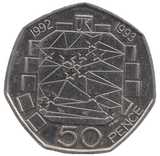 1993 EUROPEAN PRESIDENCY ( UNC ) - 50P CIRCULATED - Cambridgeshire Coins