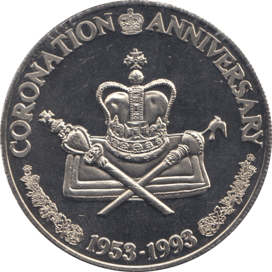 1993 FIVE CROWNS TURKS AND CAICOS F408 - WORLD COINS - Cambridgeshire Coins