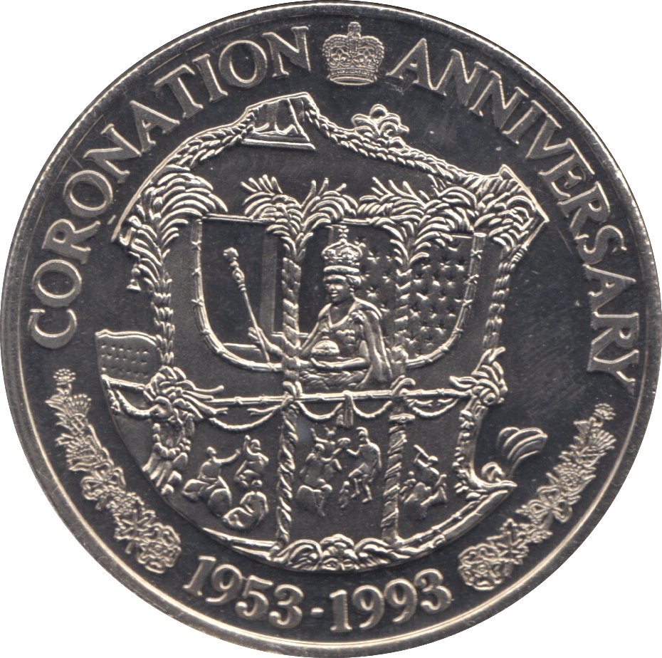 1993 FIVE DOLLARS COIN TURKS AND CAICOS F383 - WORLD COINS - Cambridgeshire Coins