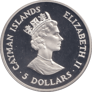 1993 FIVE DOLLARS CORONATION ANNIVERSARY - WORLD COINS - Cambridgeshire Coins