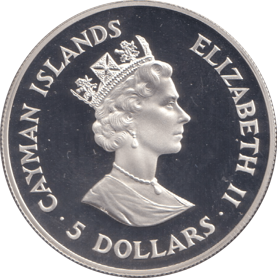 1993 FIVE DOLLARS CORONATION ANNIVERSARY - WORLD COINS - Cambridgeshire Coins