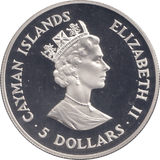 1993 FIVE DOLLARS CORONATION ANNIVERSARY - WORLD COINS - Cambridgeshire Coins