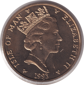 1993 FIVE POUND ISLE OF MAN - £5 BU - Cambridgeshire Coins