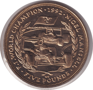 1993 FIVE POUND ISLE OF MAN - £5 BU - Cambridgeshire Coins