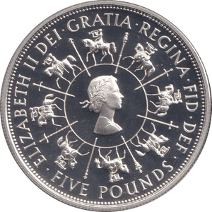 1993 FIVE POUNDS FAITH AND TRUTH I WILL BEAR UNTO YOU - WORLD COINS - Cambridgeshire Coins