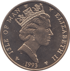 1993 ISLE OF MAN NIGEL MANSELL FIVE POUNDS - WORLD COINS - Cambridgeshire Coins