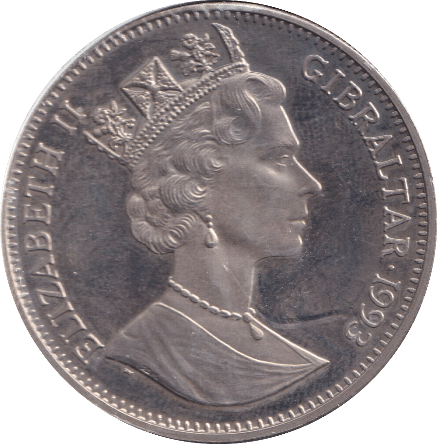 1993 MANS BEST FRIENDS CROWN GIBRALTAR - WORLD COINS - Cambridgeshire Coins