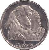 1993 MANS BEST FRIENDS CROWN GIBRALTAR - WORLD COINS - Cambridgeshire Coins