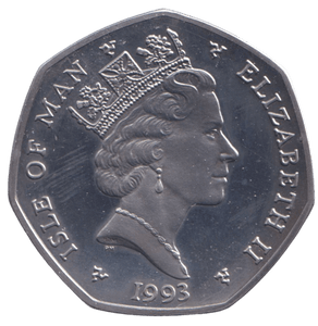 1993 NATIVITY 50P ISLE OF MAN ( PROOF ) BB - 50P REGIONAL ISSUES - Cambridgeshire Coins